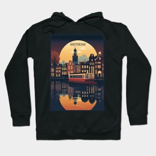 Amsterdam, Holland, Poster Hoodie